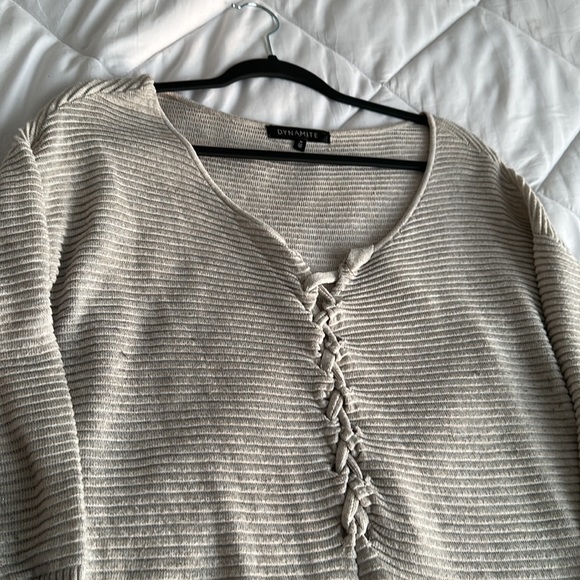 C neck sweater dress cozy - Picture 2 of 2